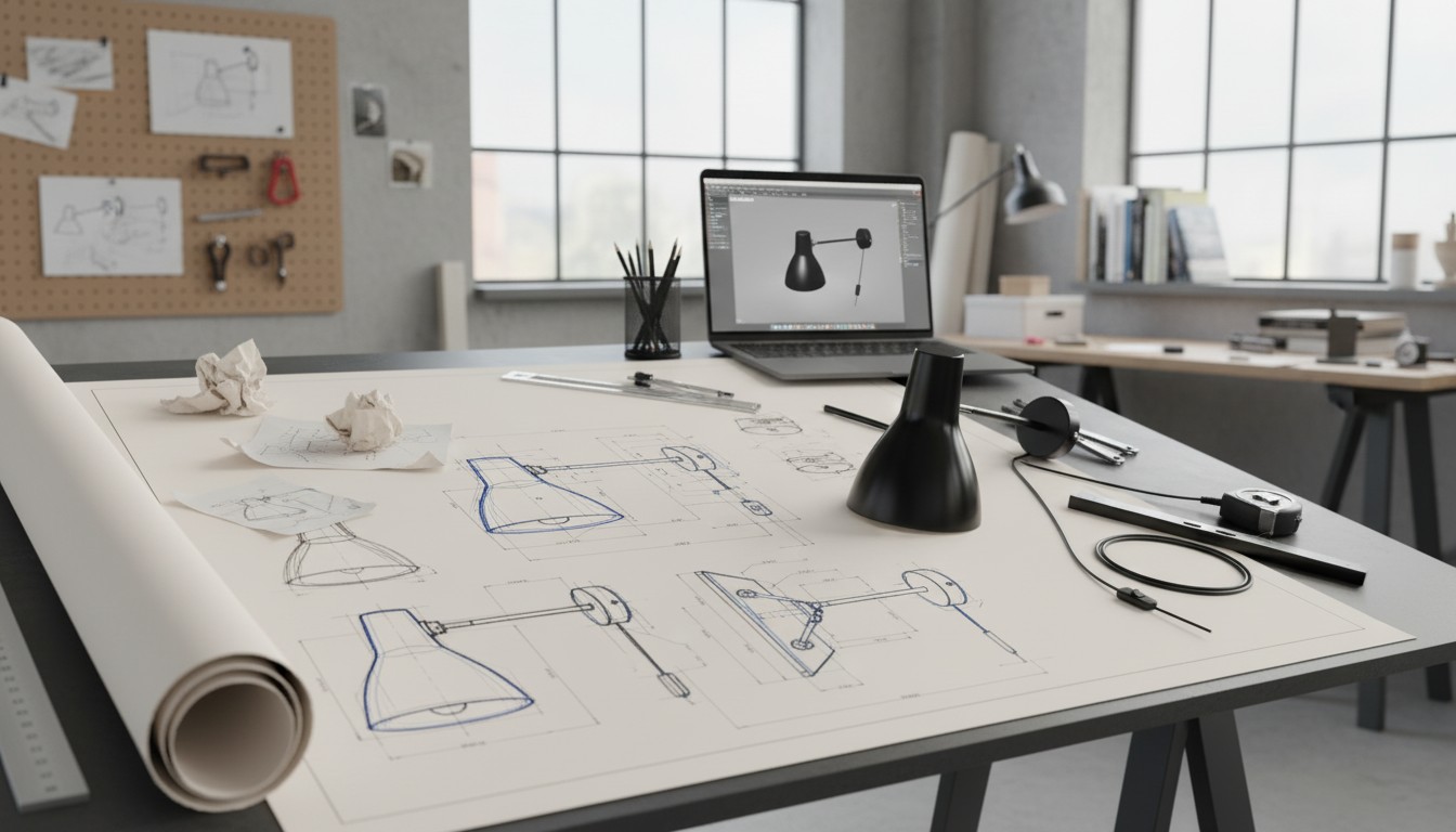 Design and form concept scene