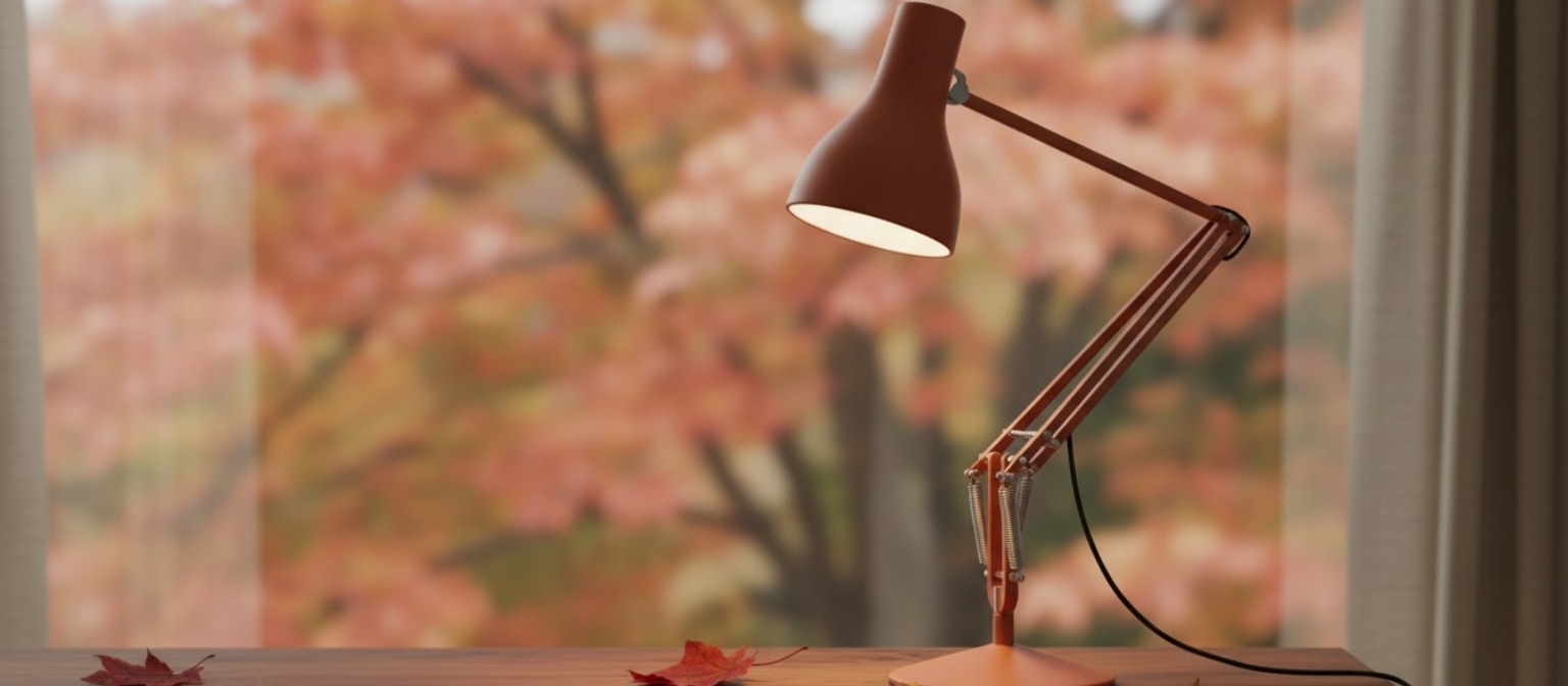 Sienna desk lamp - Autumn Leaves