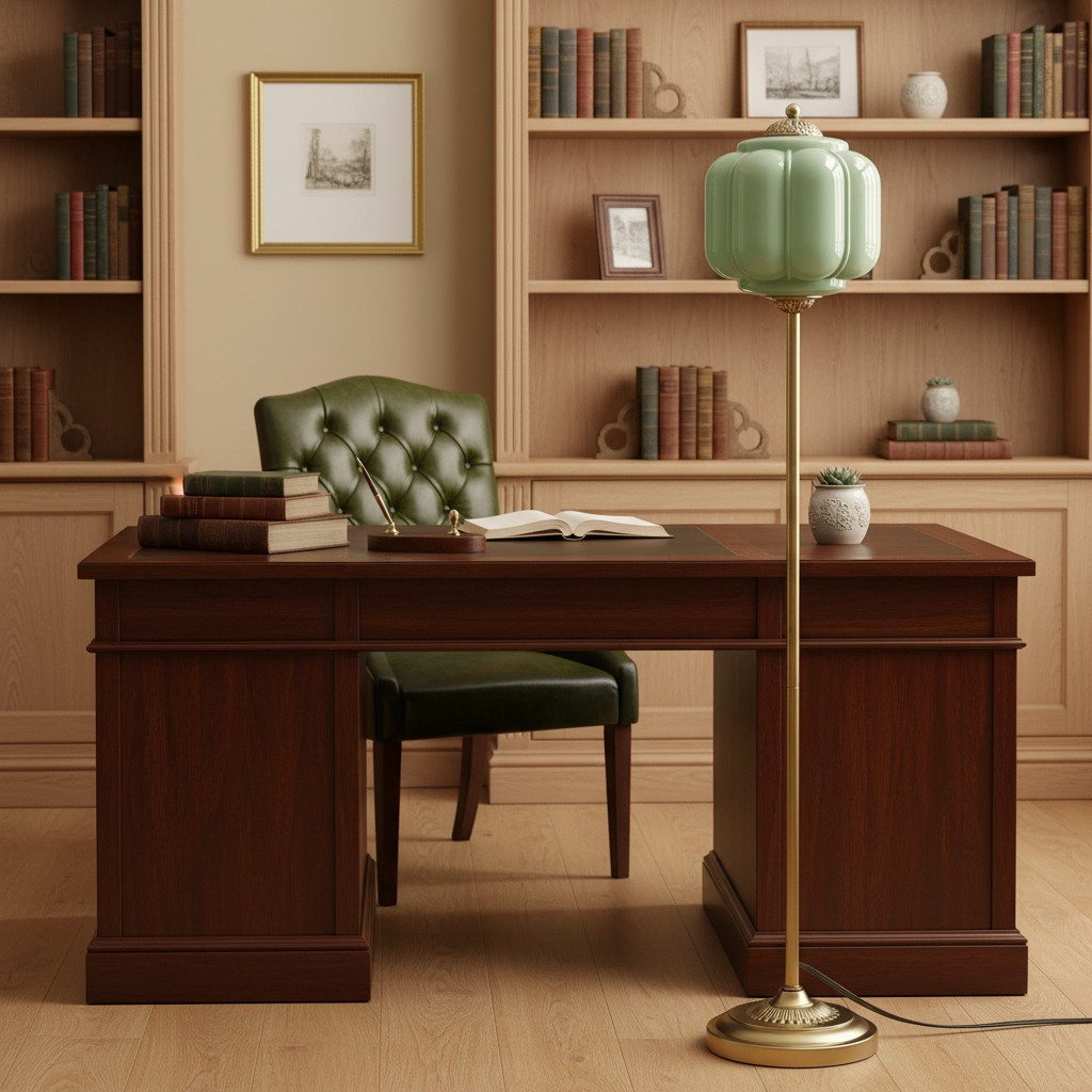 Eloise Floor Lamp in a study
