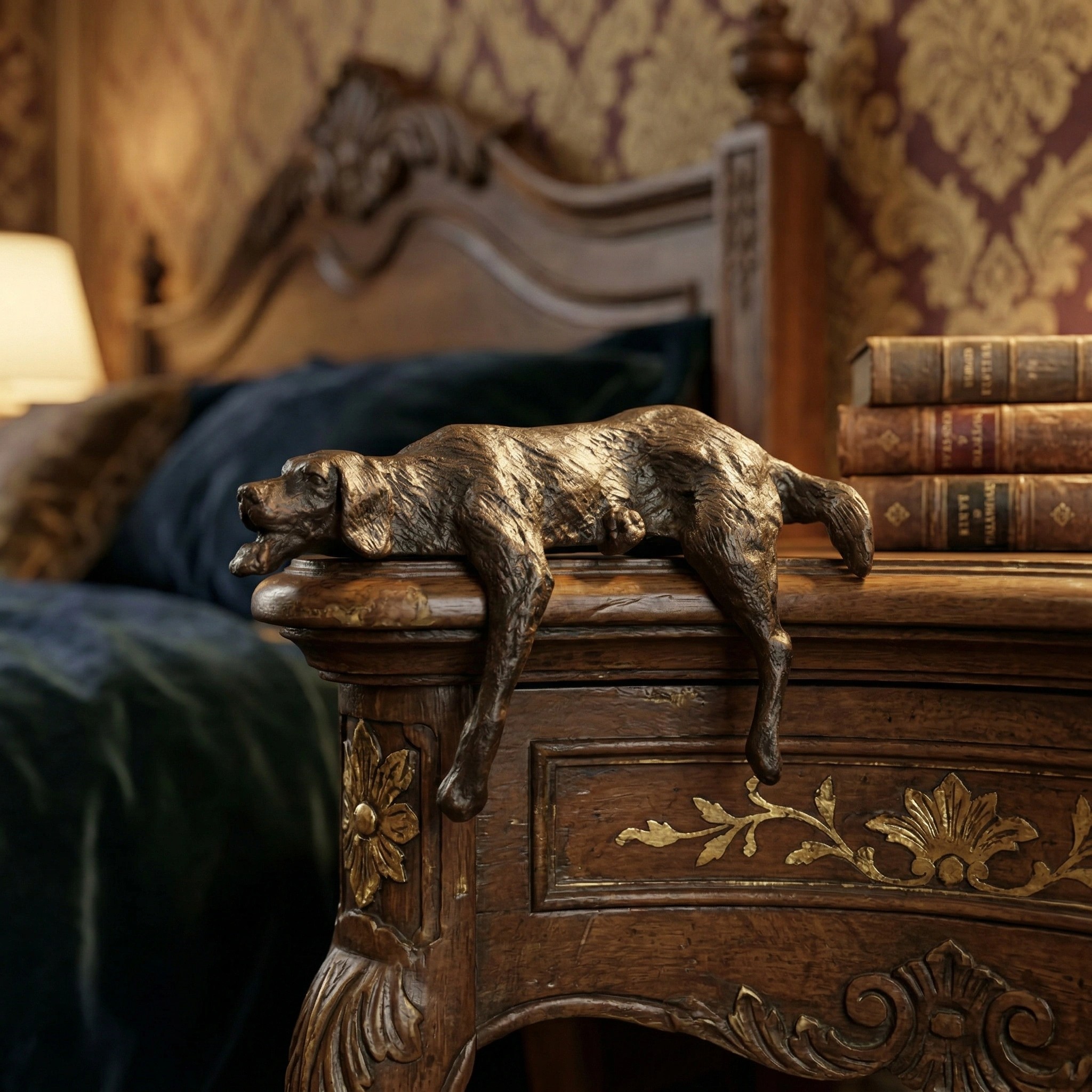 Floxo Lazy Dog Sculpture available scene 2