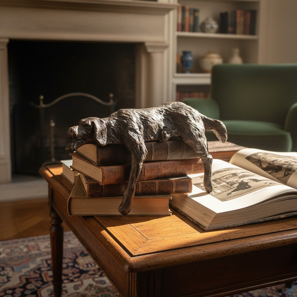 Floxo Lazy Dog Sculpture available scene 5