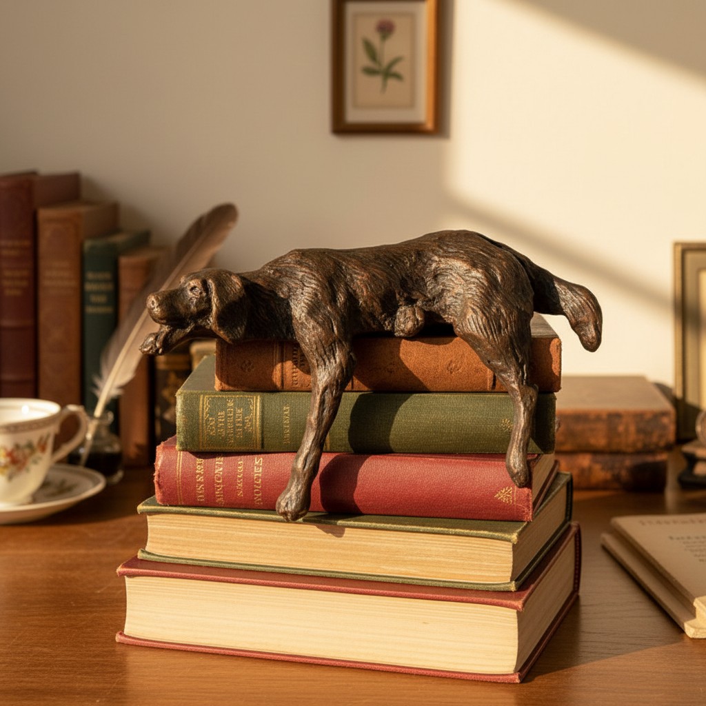 Floxo Lazy Dog Sculpture available scene 4