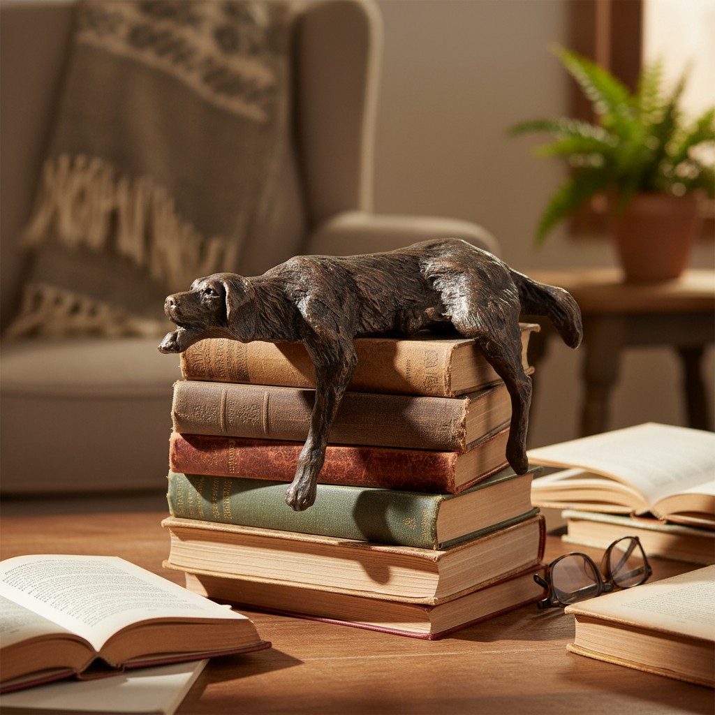 Floxo Lazy Dog Sculpture available scene 6