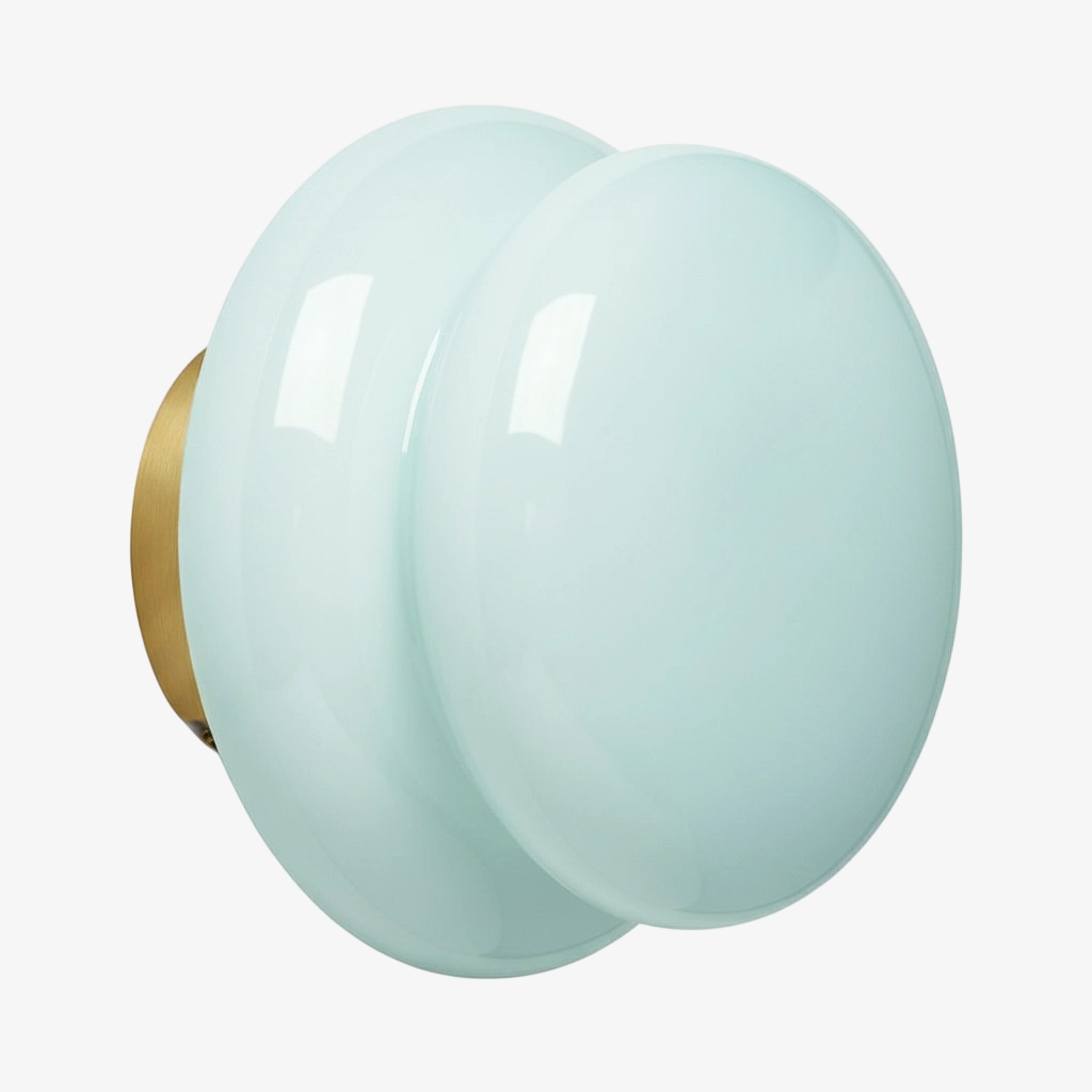 Light blue Orra wall sconce