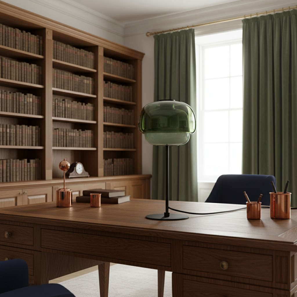 Clinco table lamp in a study room