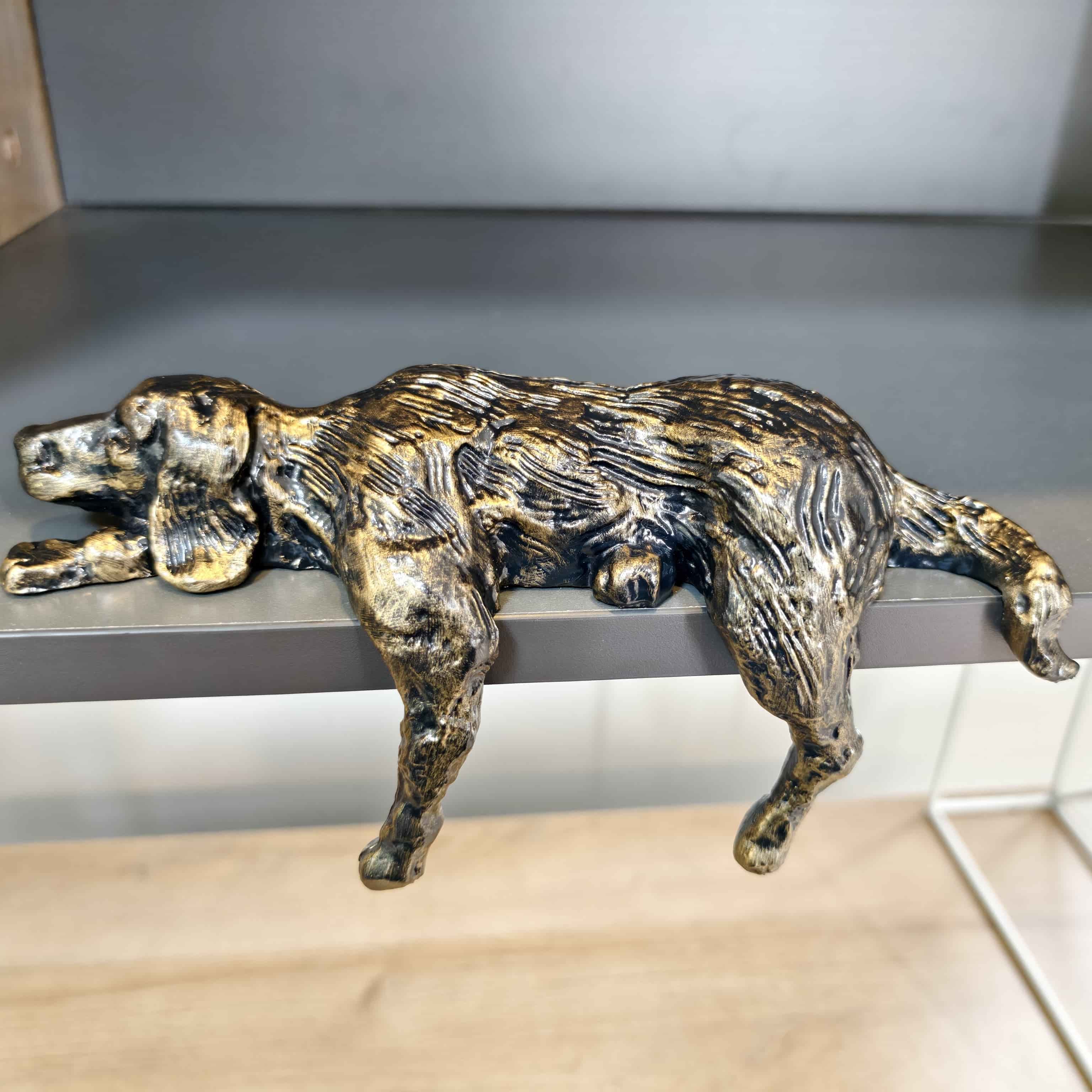 Floxo Lazy Dog Sculpture authentic moment 6