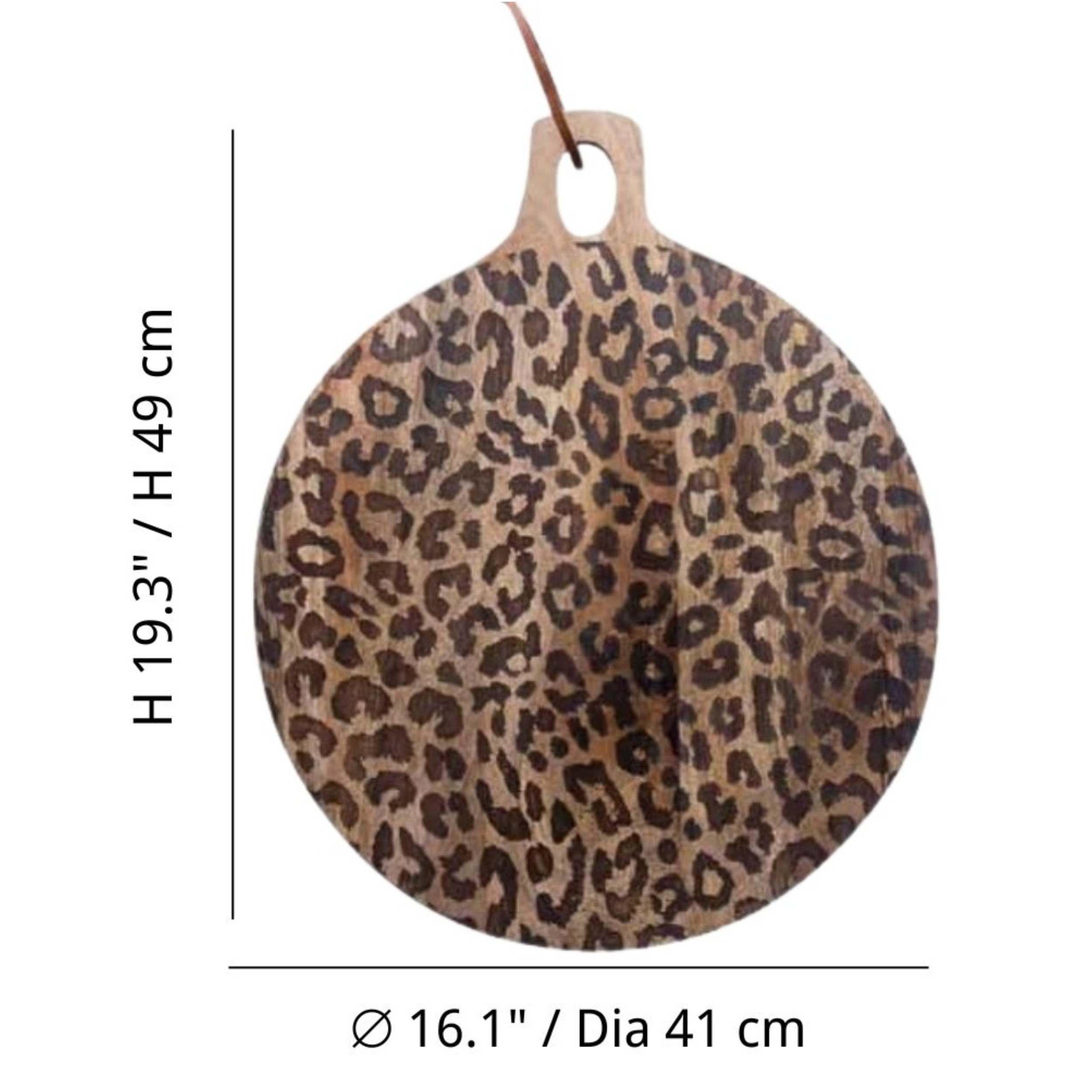 Round large board dimension guide
