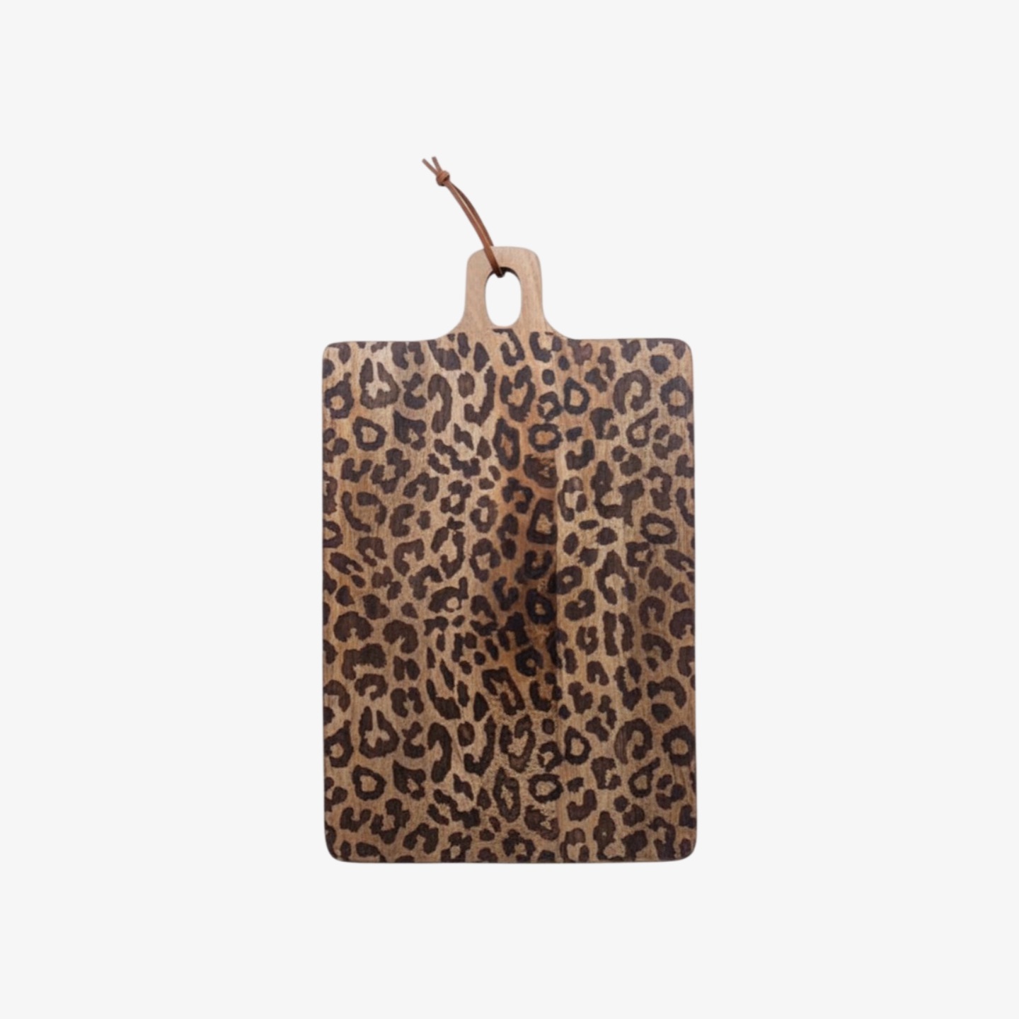 Small square leopard print board option