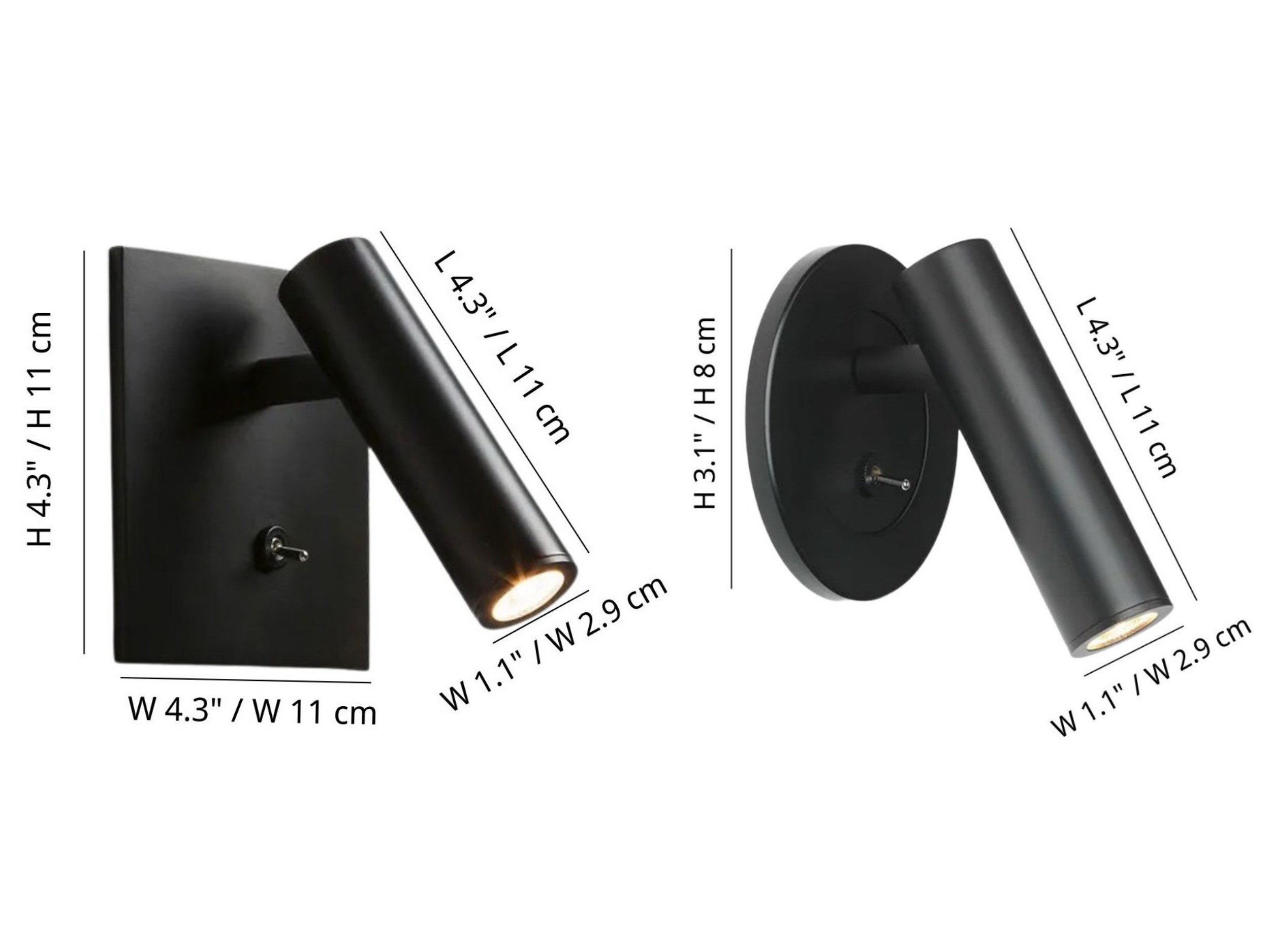 Slimlux product size and installation information