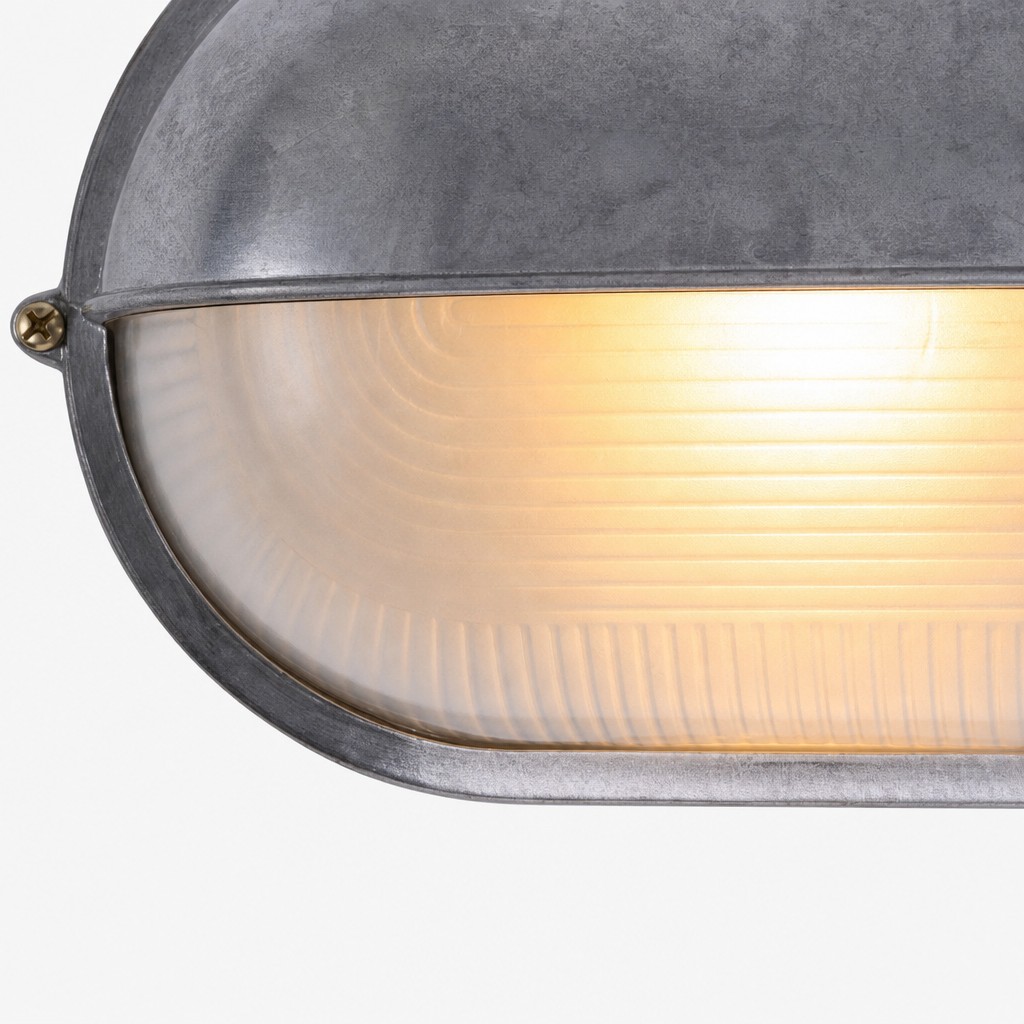 Close-up of illuminated Docka wall light detail