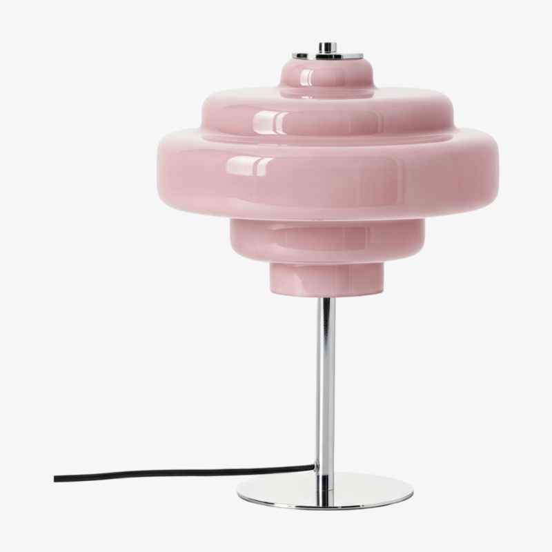 Red Koloro glass table lamp
