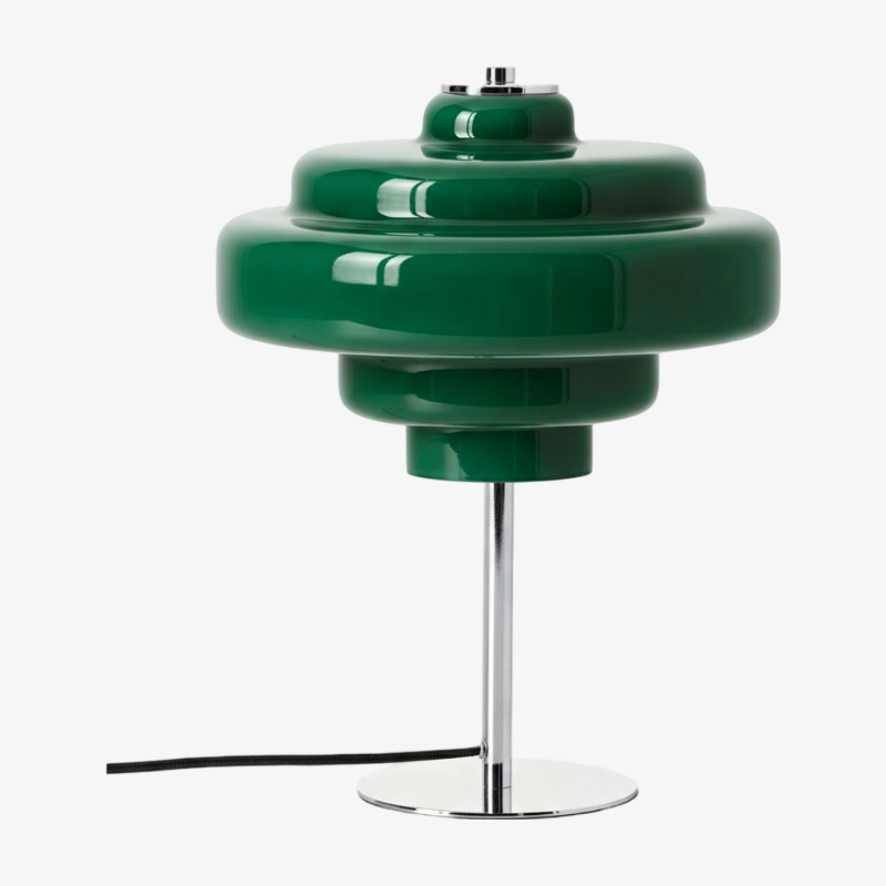 Sage green Koloro glass table lamp