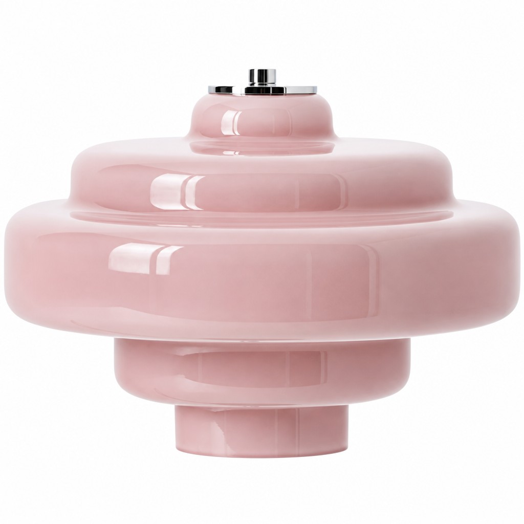 Pink Koloro glass shade detail