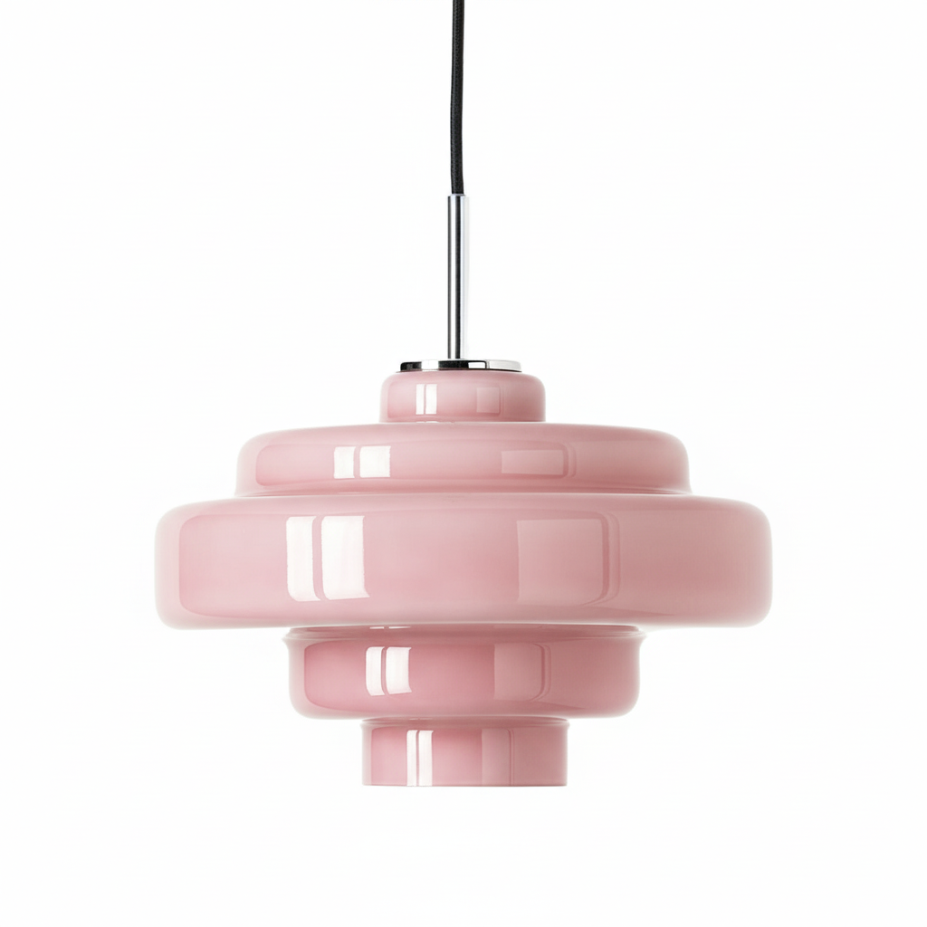Koloro pink pendant finish option