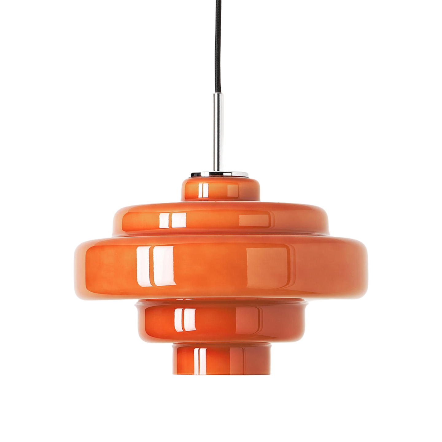 Koloro orange pendant finish option