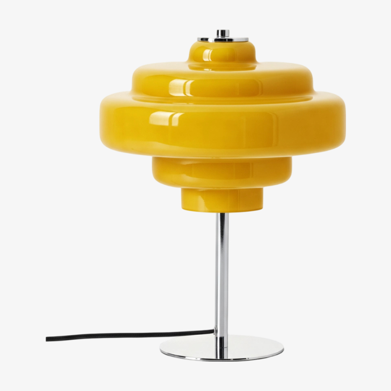 Pink Koloro glass table lamp