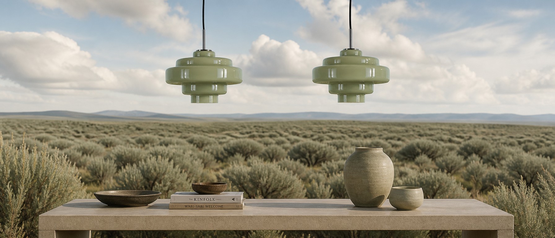 Koloro glass pendant light with warm ambience