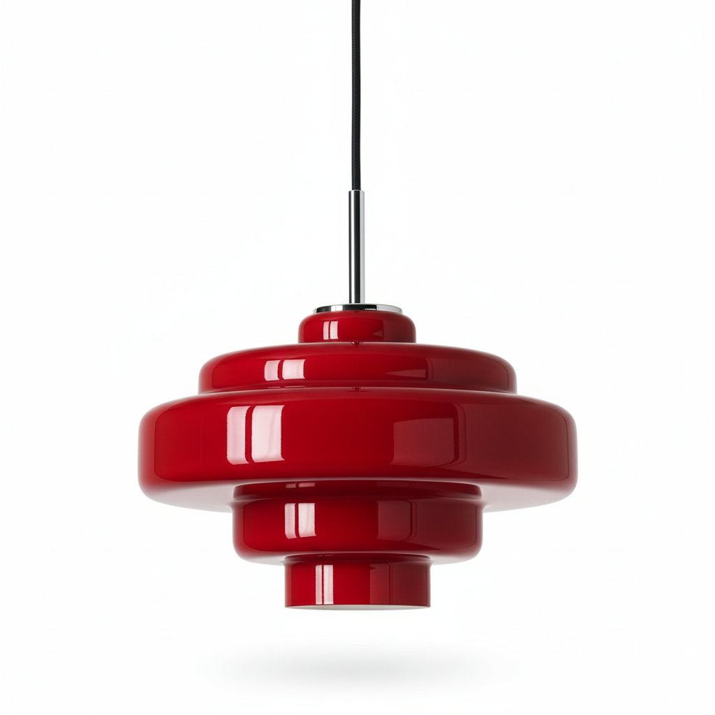 Koloro red pendant finish option