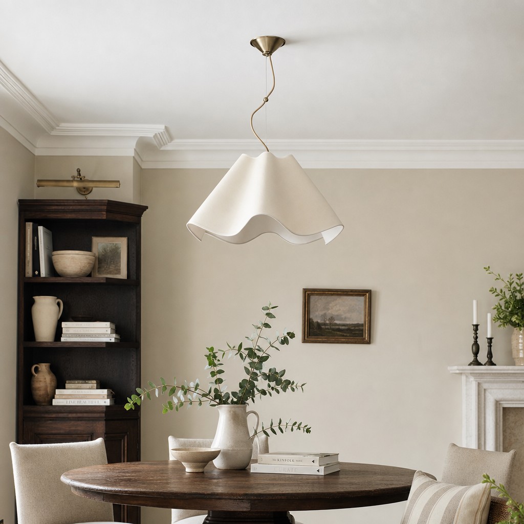 Oslan pendant over table scene