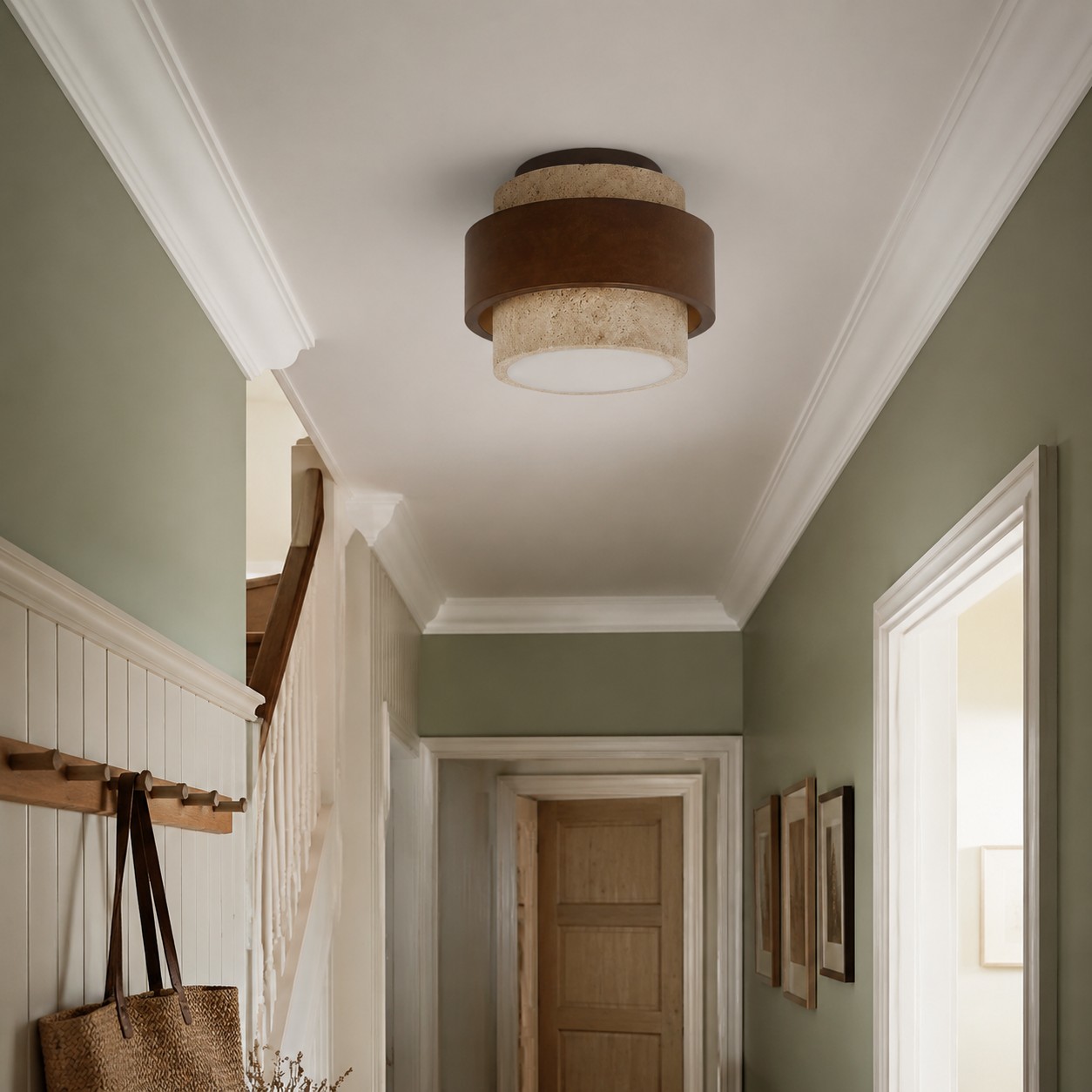 MokuStone Plafondlamp gangscène