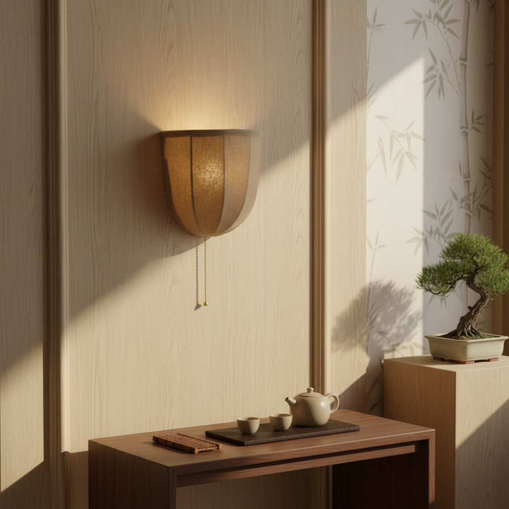 Fablune wall sconce in a warm interior setting