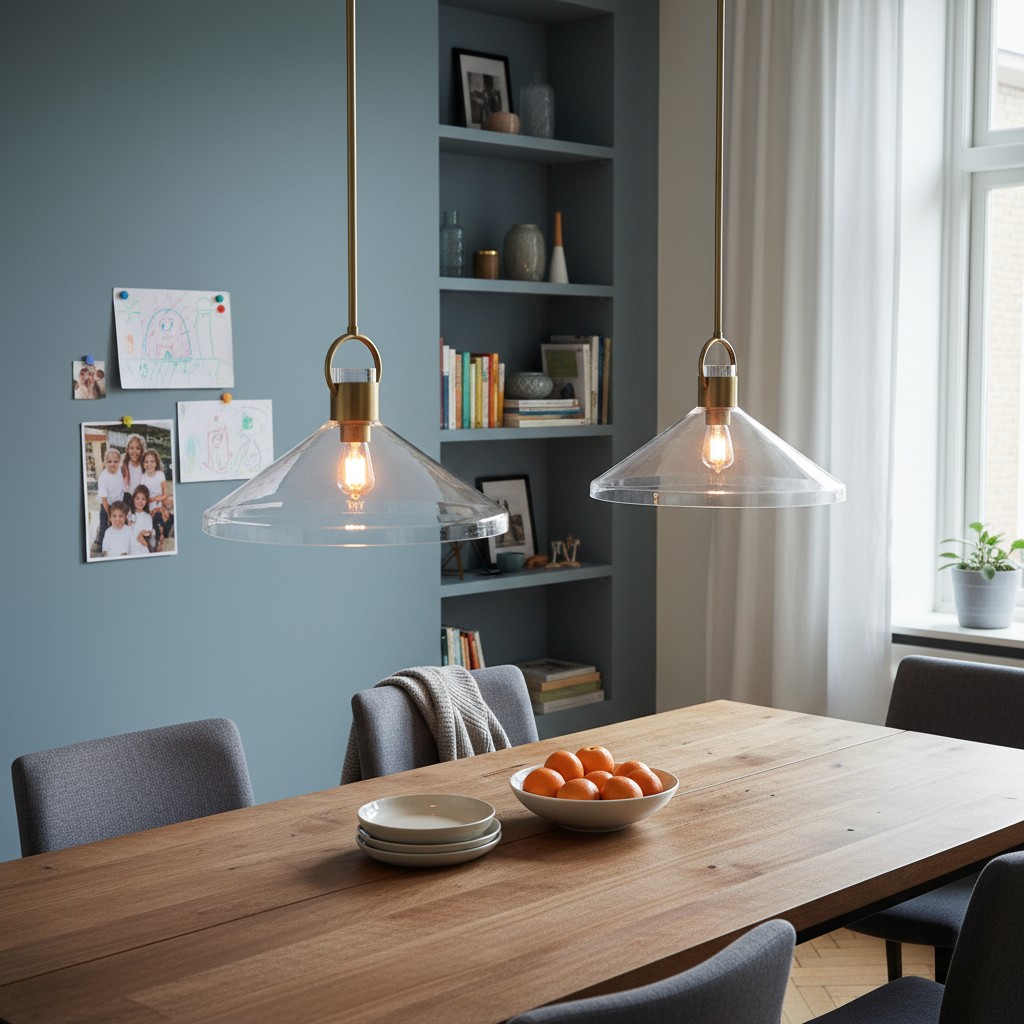 Customer photo of Orvessa pendant lights in a dining area
