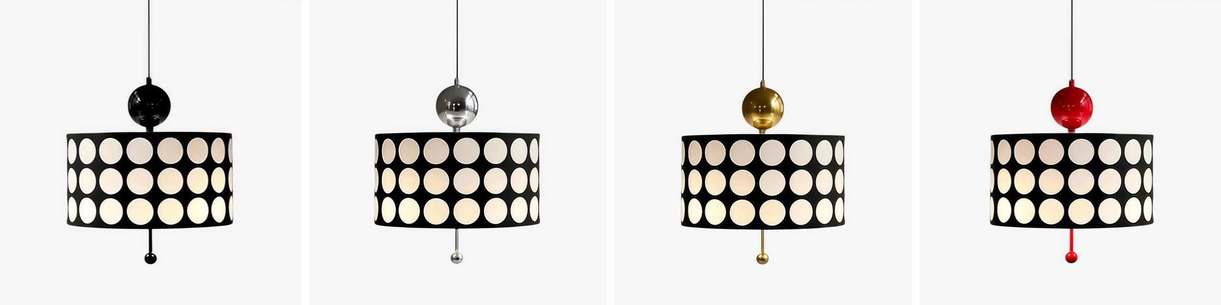 Dotrelia pendant lamp finish options