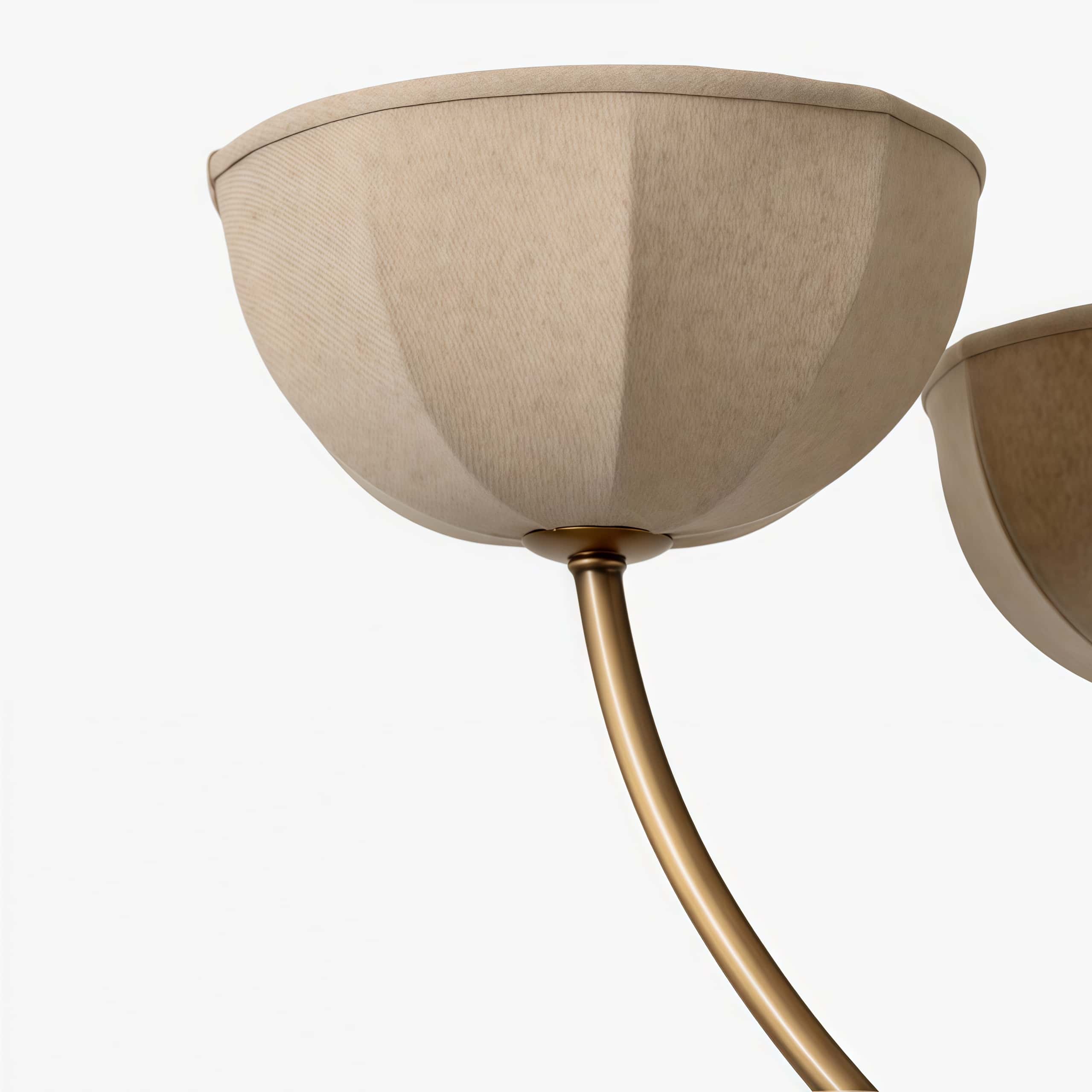 Close look at the Loomis linen shade texture