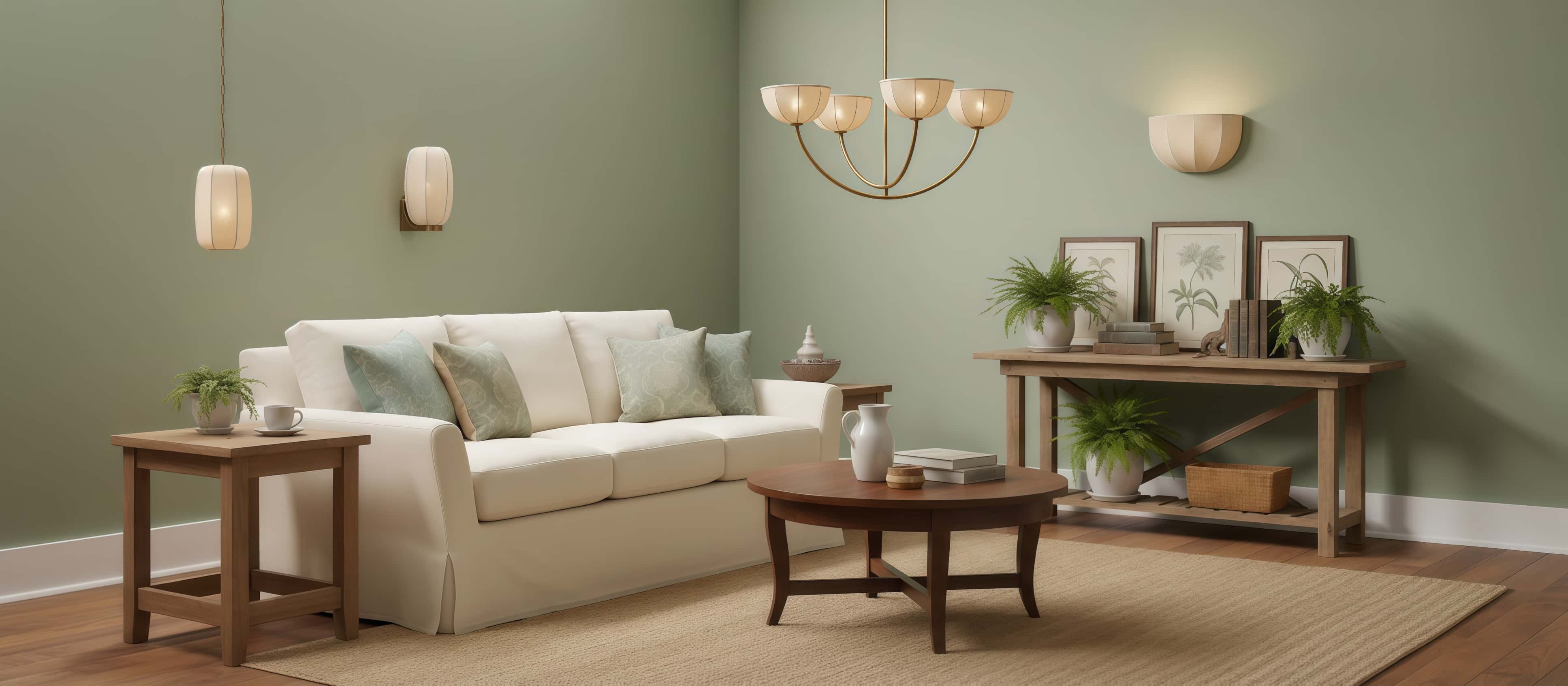 Loomis lighting series displayed in a living room