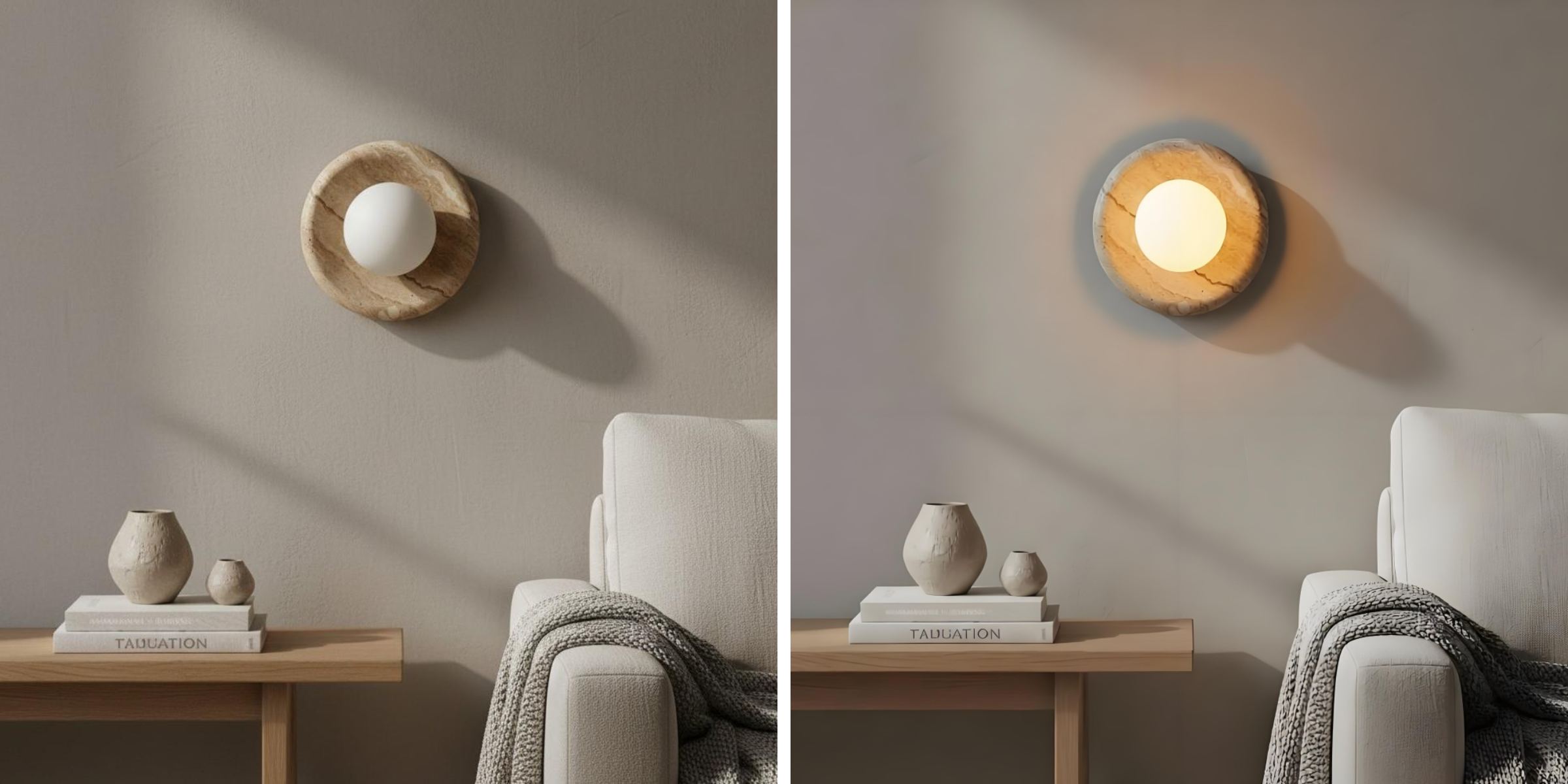 Oria wall sconce light comparison