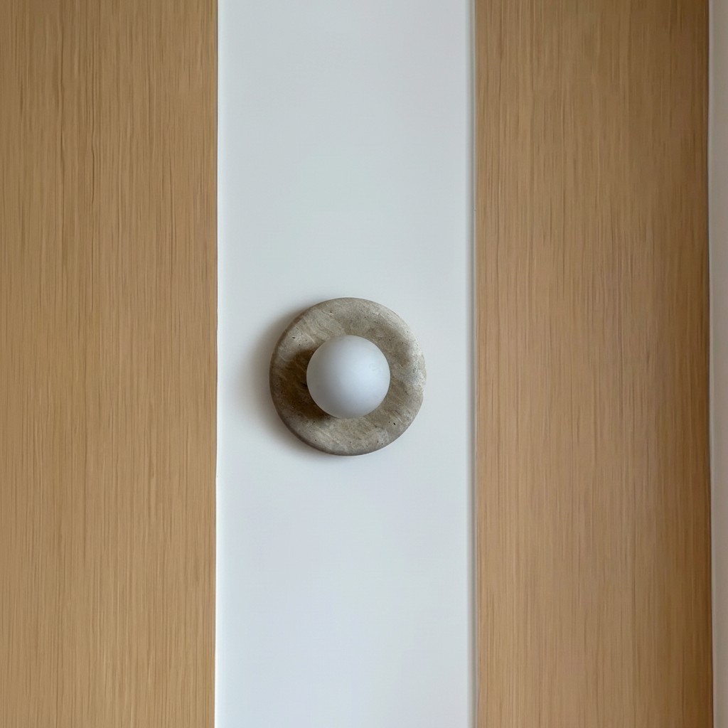 Customer wall installation with Oria sconce