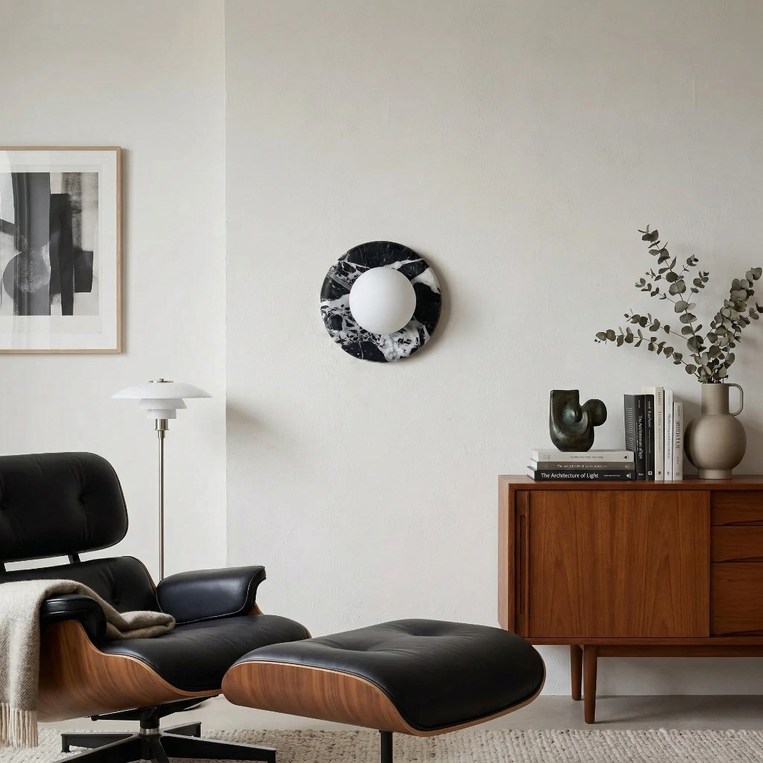 Oria wall lamp in a lounge setting
