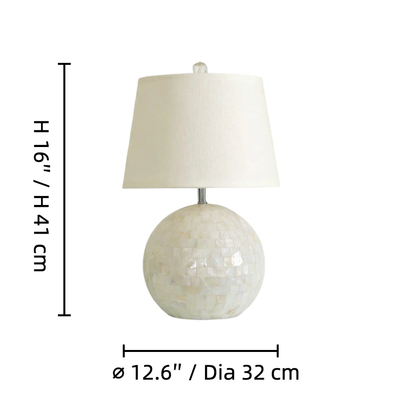 Beamira lamp size diagram