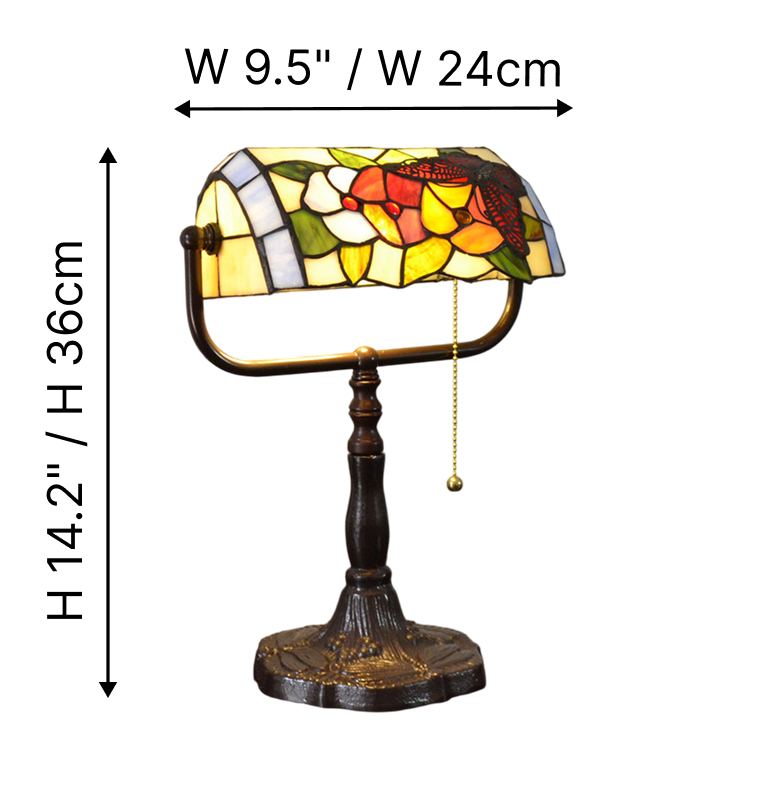 TF Tivanny desk lamp size specifications