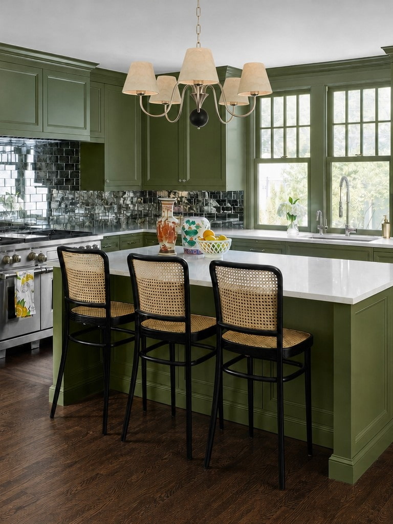 Micahell lamp styled in a home room