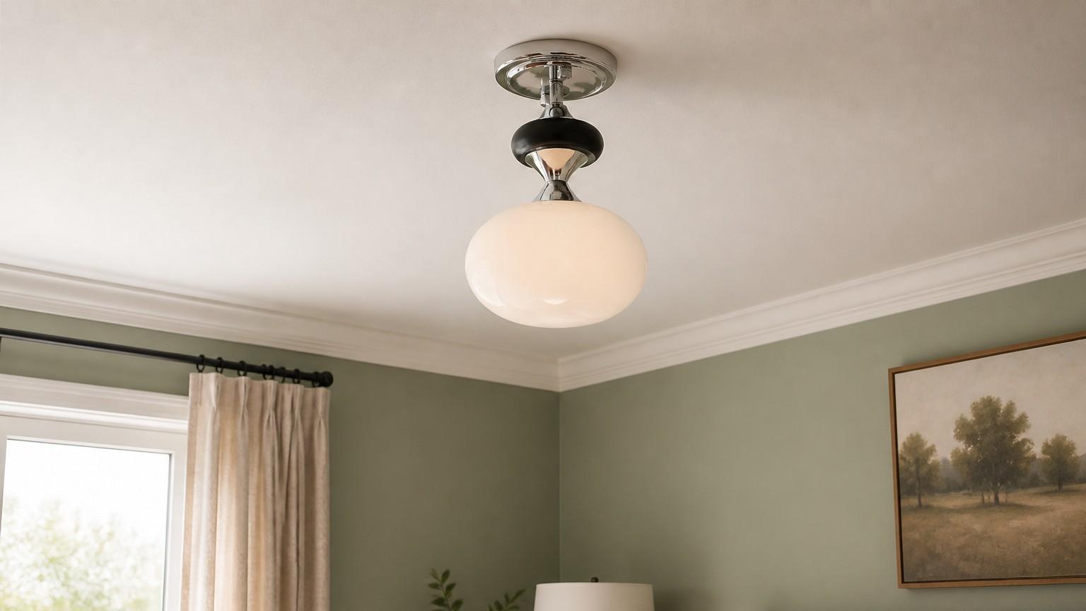 Valesey ceiling lamp installed in a room