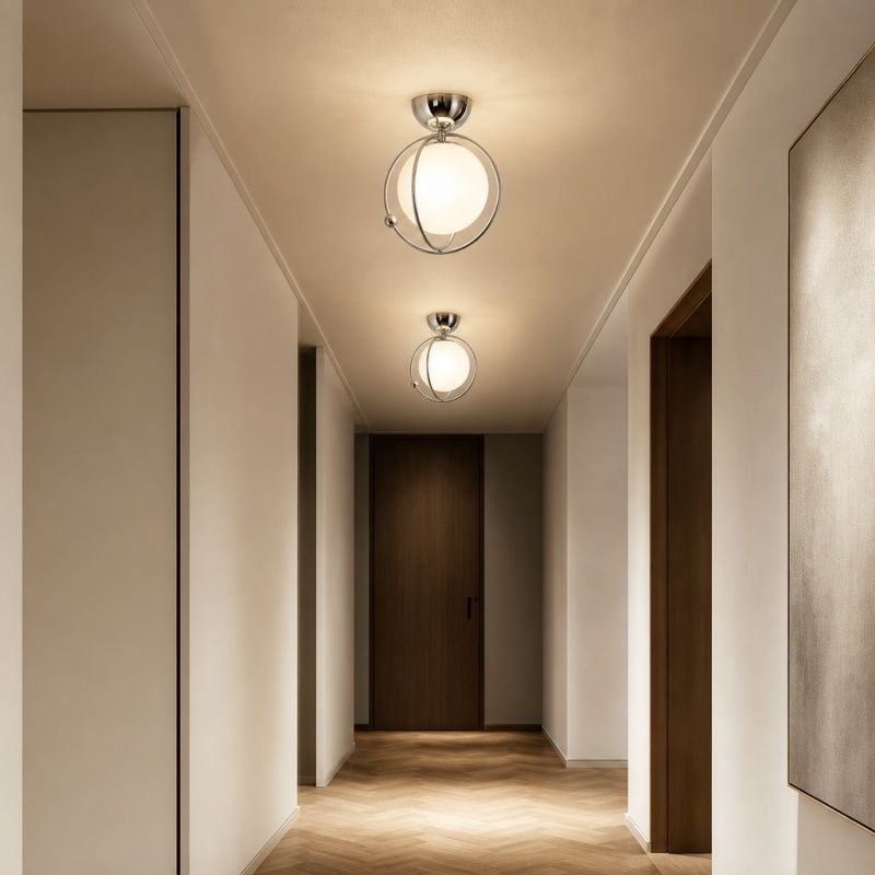 Kallera Planet Ceiling Light in a hallway