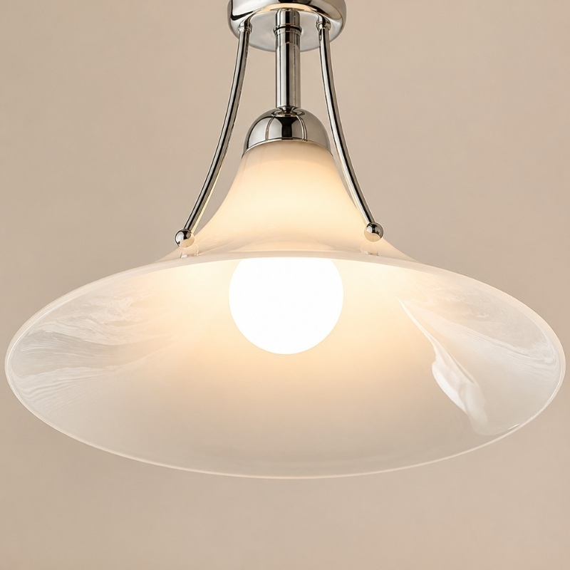 Kallera Magnolia ceiling light illuminated