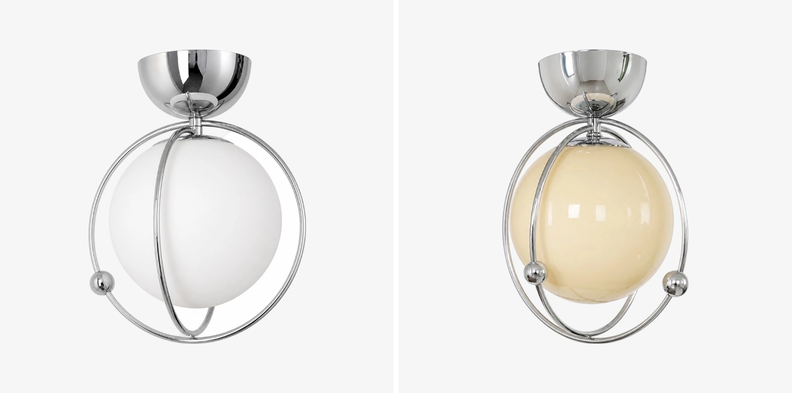 Kallera Planet Ceiling Light finish options
