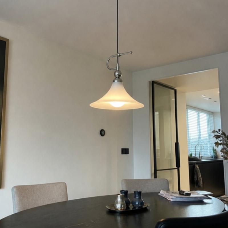 Customer hallway with Kallera Magnolia Pendant Light