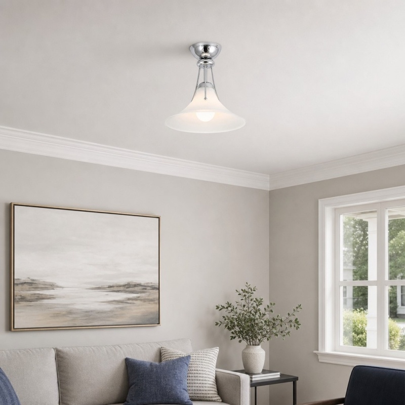 Kallera Magnolia ceiling light in a bedroom