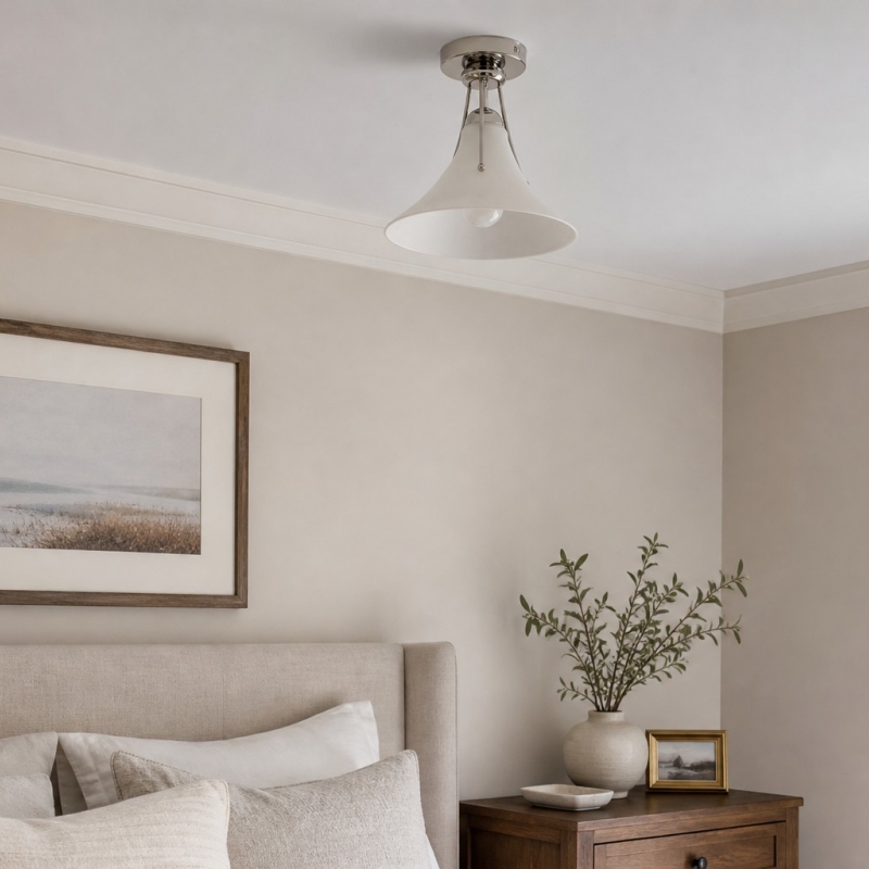 Kallera ceiling lamp in a bedroom
