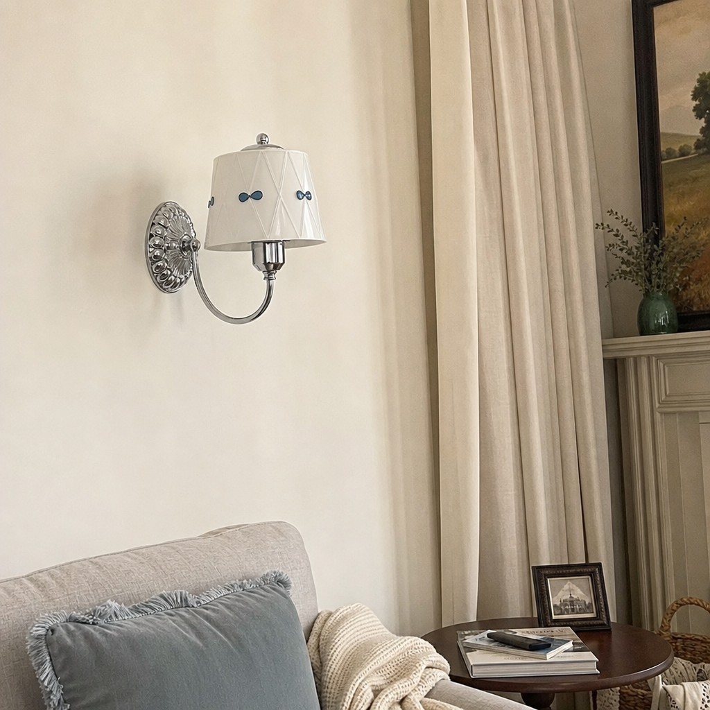 Customer lounge with Billa wall lamp