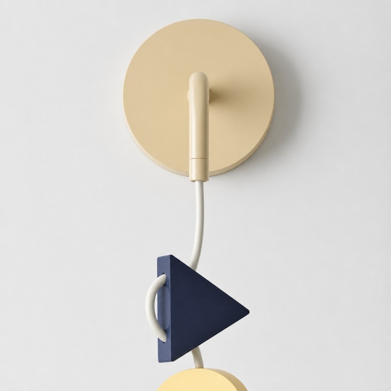Close-up of the Javina wall mount and decorative stem