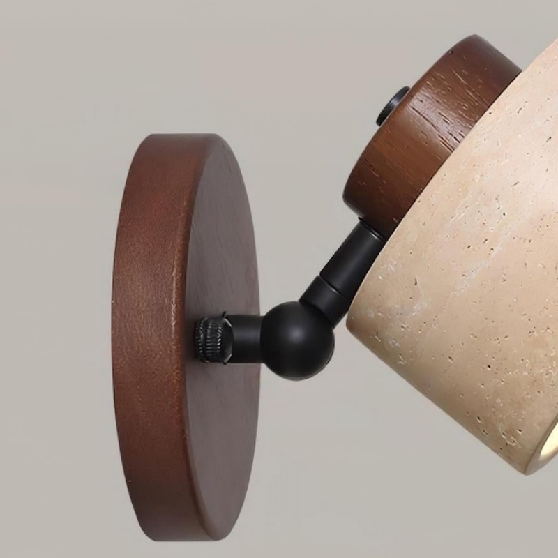 Close-up of the Travira wall mount and arm