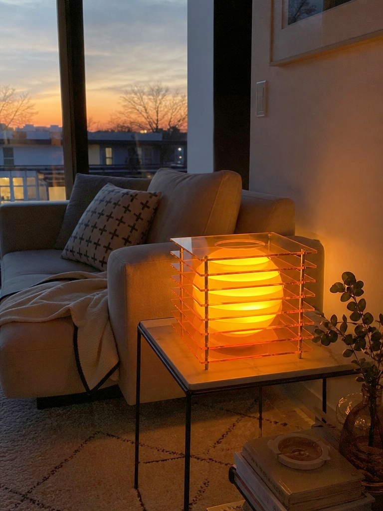 Afterglow Sunset wall lamp in a real home interior
