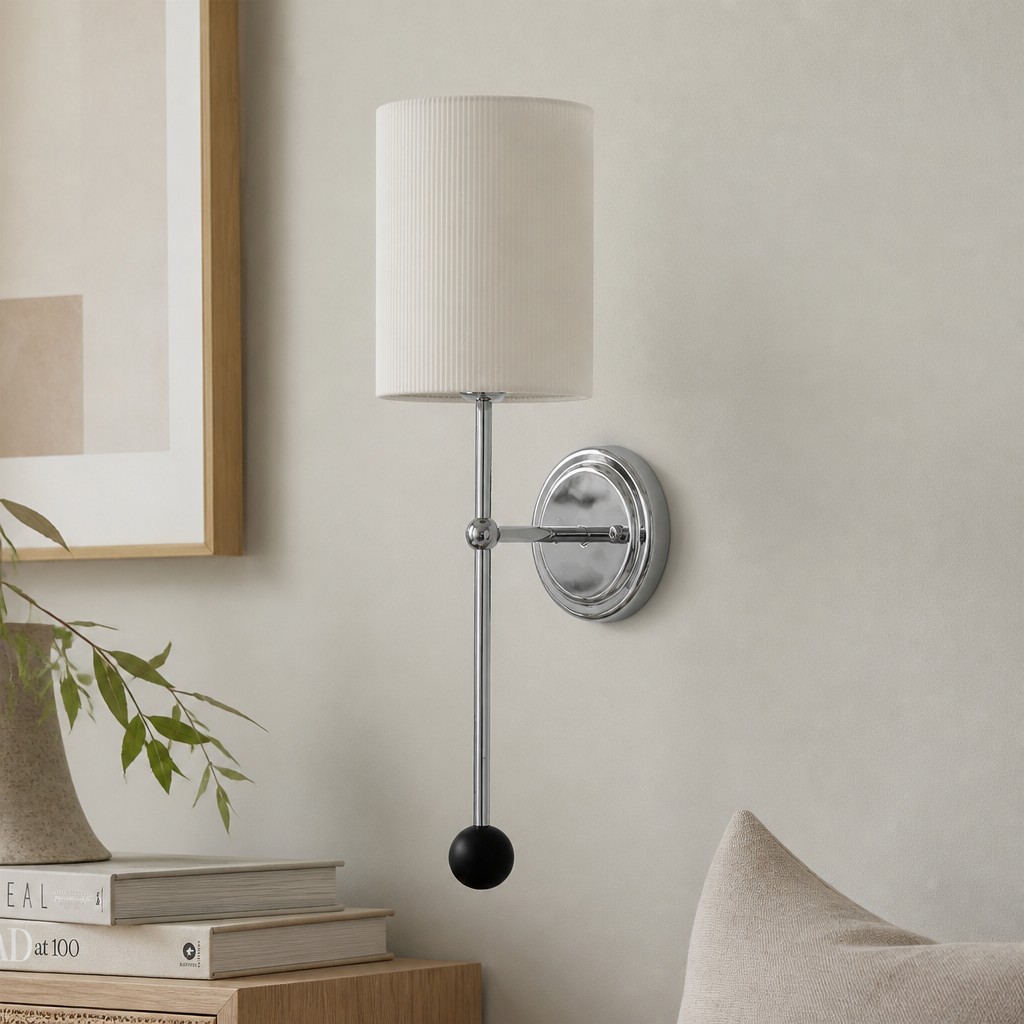 Cumoris wall lamp in a calm living room corner