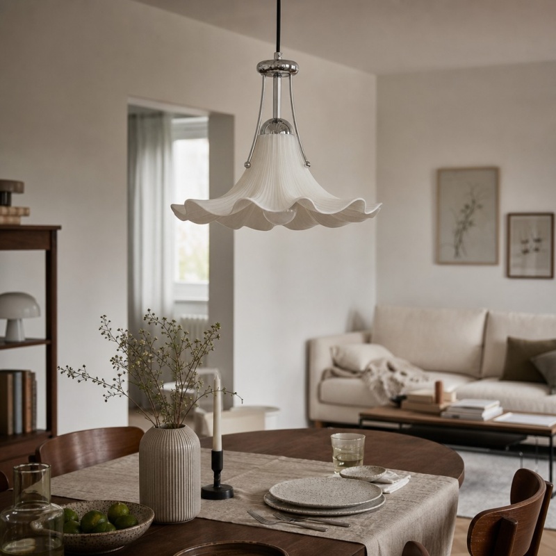 Cazelle pendant lamp in a living and dining area