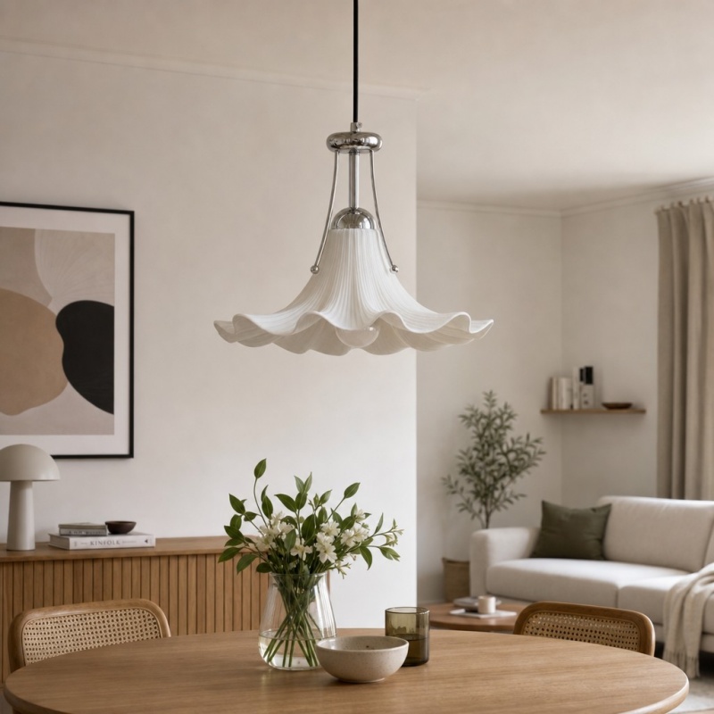 Cazelle pendant lamp above a dining table