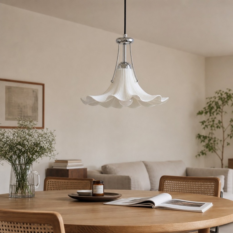 Cazelle pendant lamp room scene before purchase note